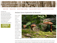 Tablet Screenshot of ancientforest.org